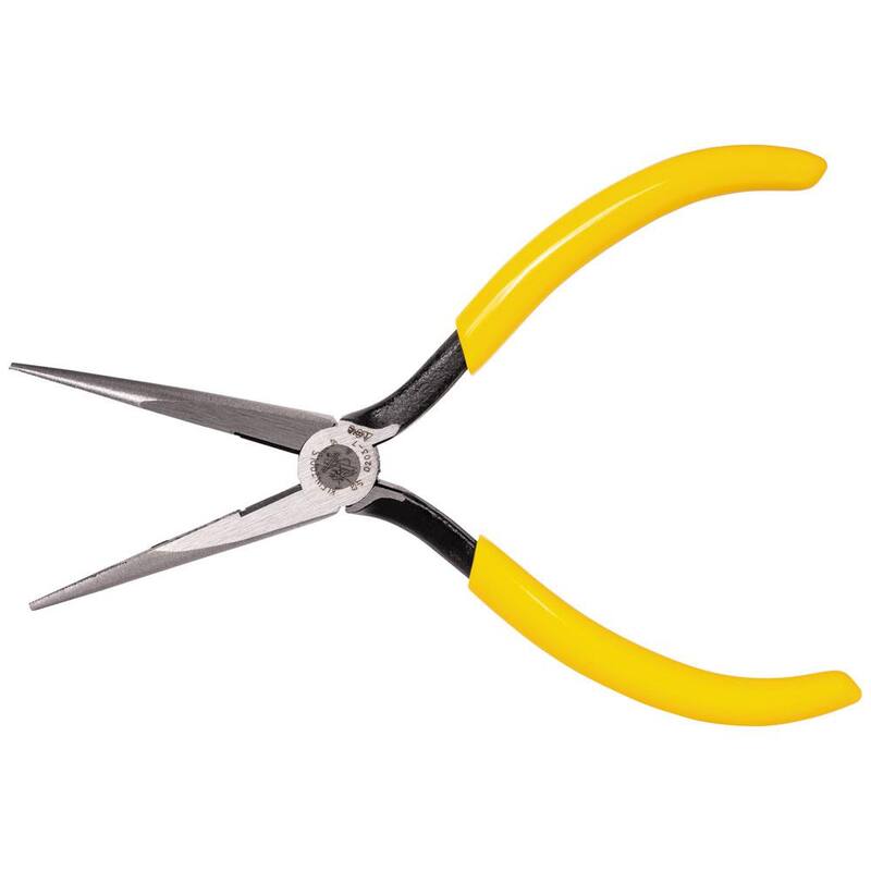 Herramientas Klein 7 pulgadas. Alicates de corte lateral de nariz larga estándar - D203-7SEN