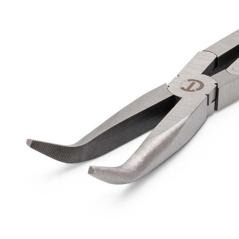 Pinzas de nariz doblada de doble compuesto largo Crescent 13 in. X2 con mango de material dual - PSX201C-06