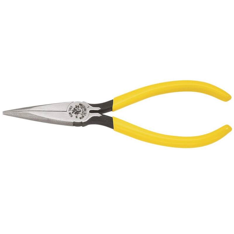Pinzas de punta larga estándar de 6 pulgadas Klein Tools con resorte - D301-6C