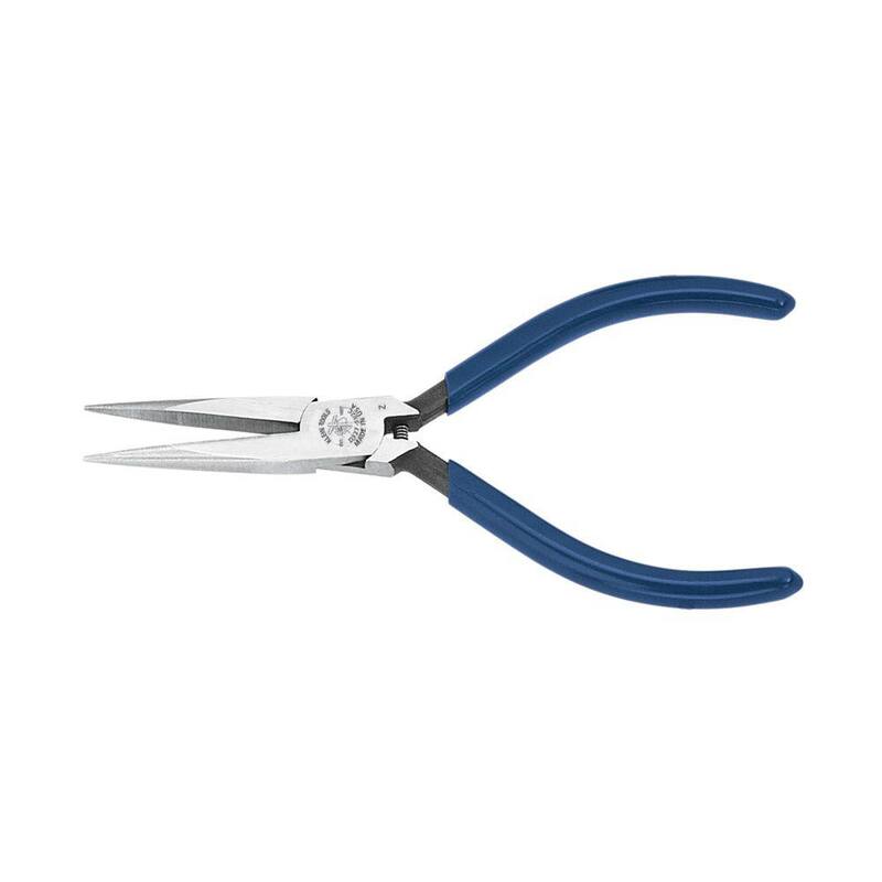 Pinzas de punta larga y delgada de 5 pulgadas de Klein Tools - D327-5 1/2C