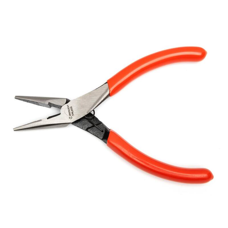 Pinza de punta larga mini de 5 pulgadas Crescent con agarre sumergido - 5MLNDG