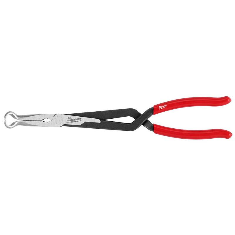 Pinzas de Aguja Largas Milwaukee de 13 pulgadas con Agarre para Manguera de 3/4 de Pulgada y Agarre Antideslizante - 48-22-6562
