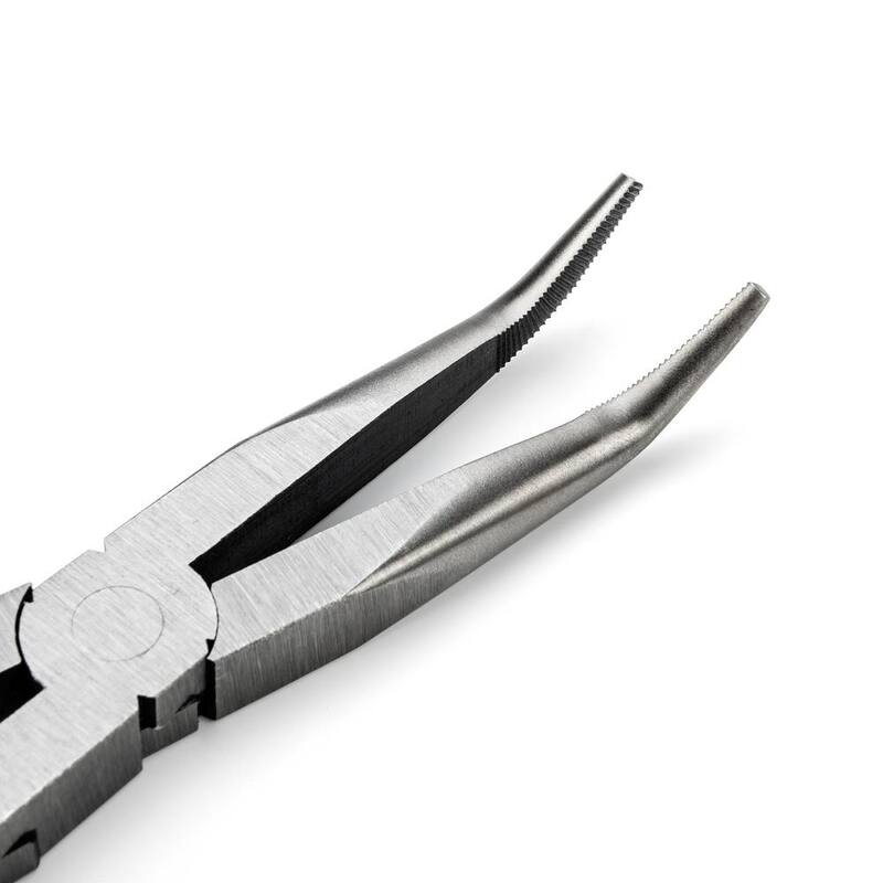 Juego de pinzas GEARWRENCH Double-X de punta larga recta y doblada a 45° con mango largo y cubierto (2 piezas) - 82106-06