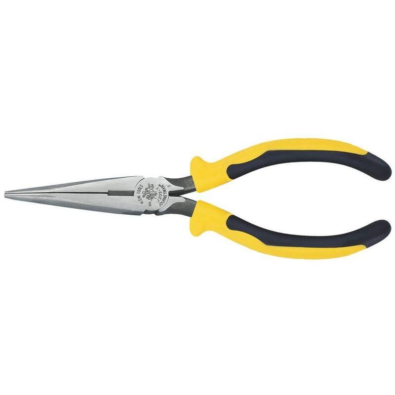 Pinzas de Klein Tools, cortadoras laterales de nariz de aguja, 7 pulgadas - J203-7