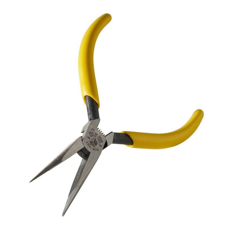 Pinzas de punta larga y delgada de 5 pulgadas Klein Tools - D307-51/2C