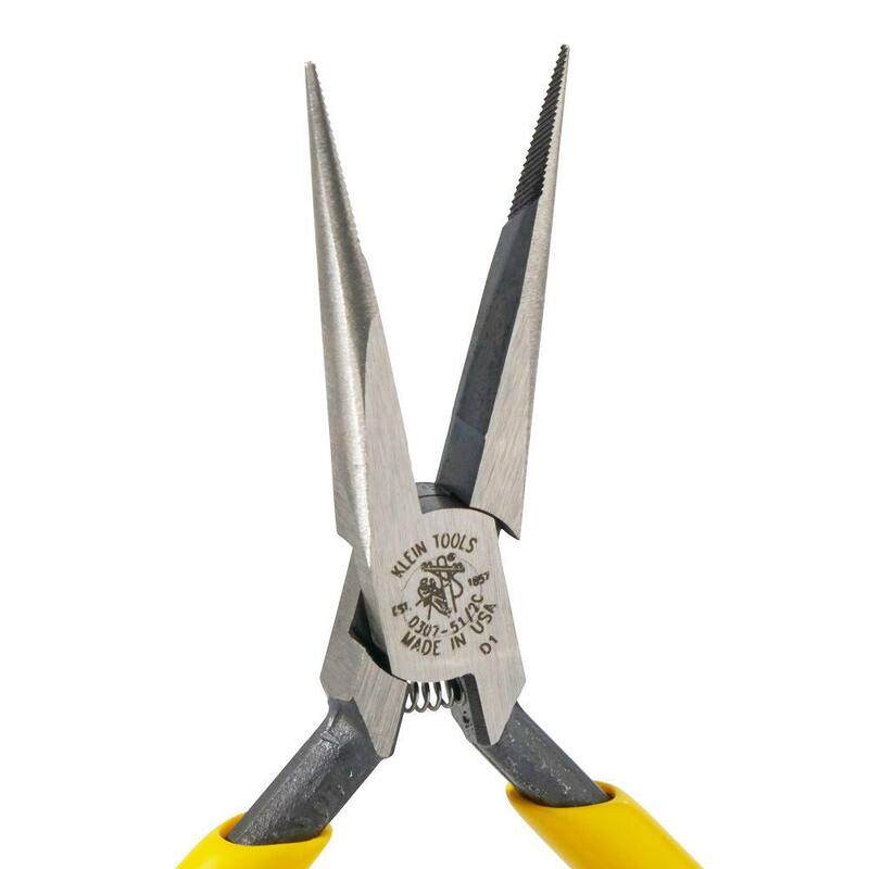 Pinzas de punta larga y delgada de 5 pulgadas Klein Tools - D307-51/2C