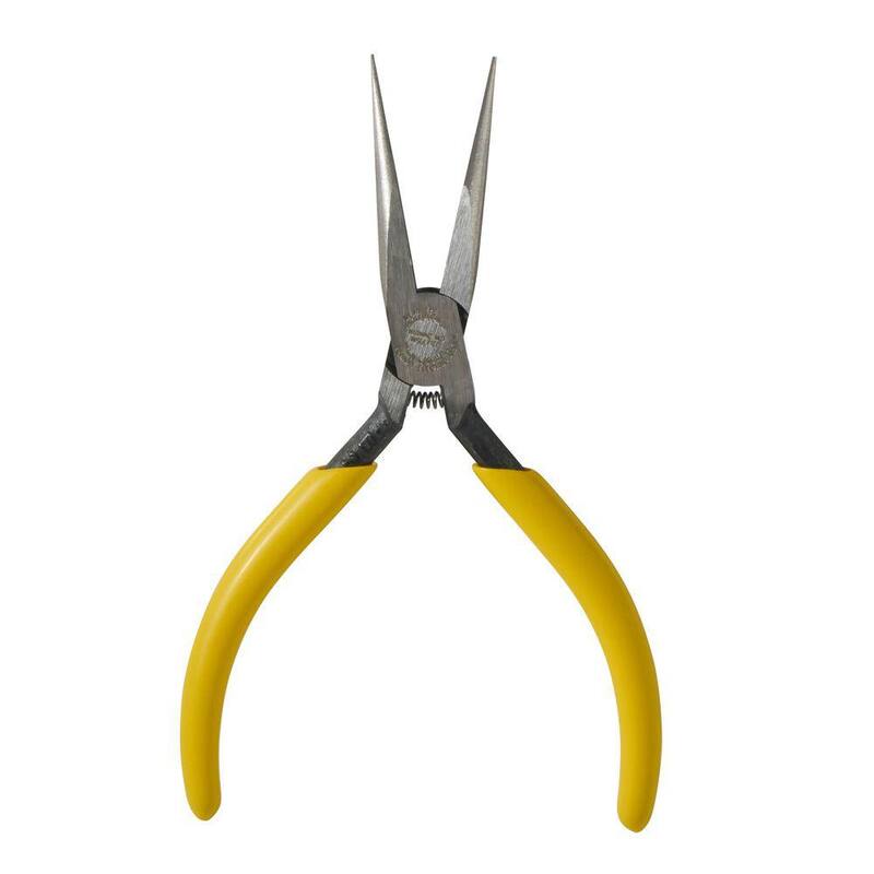 Pinzas de punta larga y delgada de 5 pulgadas Klein Tools - D307-51/2C