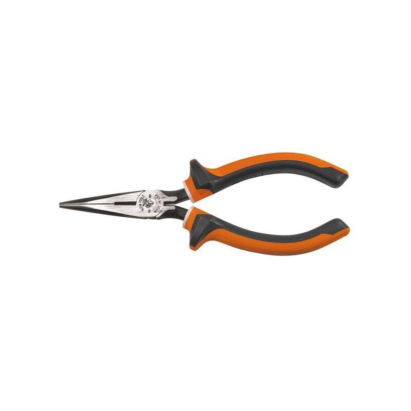 Pinzas cortadoras de punta larga Klein Tools de 6 pulgadas, delgadas y aisladas - 2036EINS