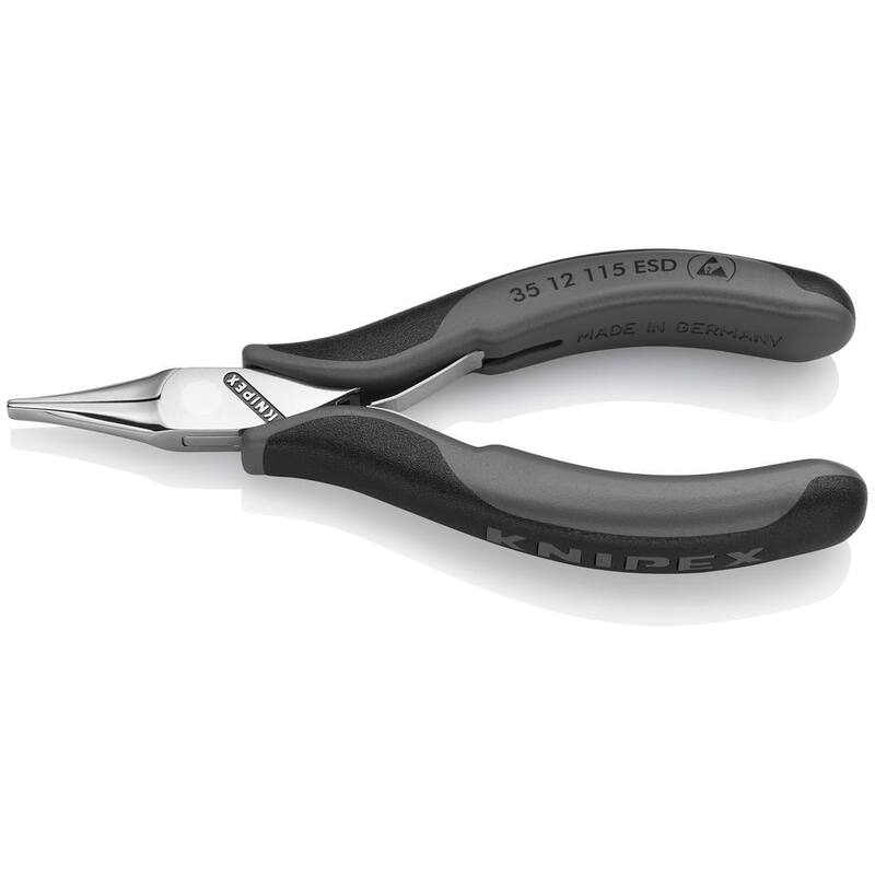 Pinzas eléctricas para electrónica KNIPEX de 4-1/2 pulgadas - 35 12 115 ESD