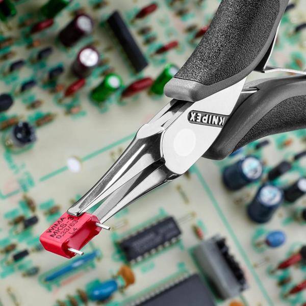 Pinzas eléctricas para electrónica KNIPEX de 4-1/2 pulgadas - 35 12 115 ESD