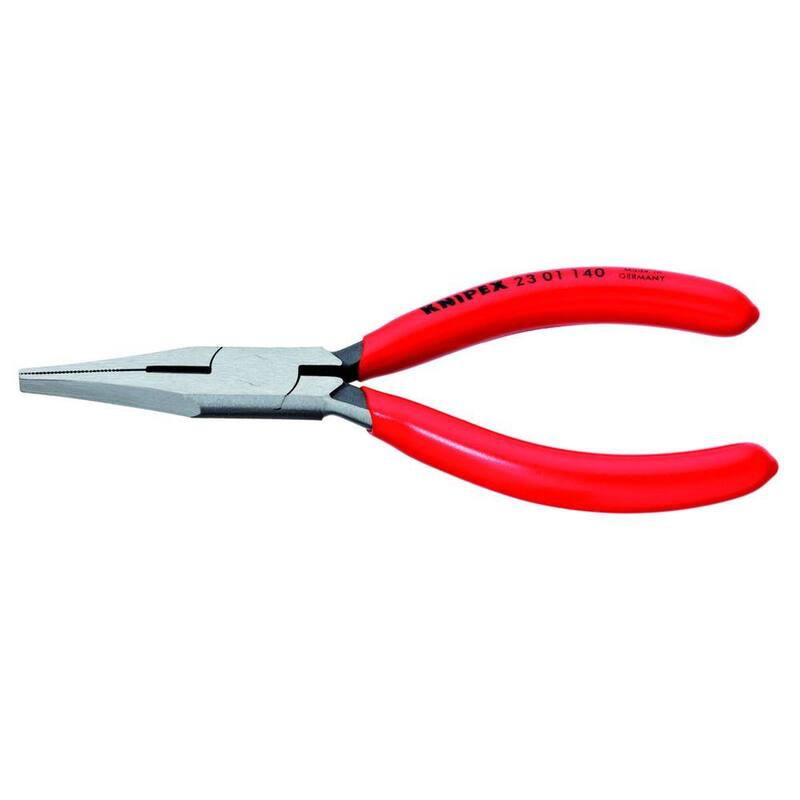 Pinzas de Nariz Plana con Cortador KNIPEX de 5-1/2 pulgadas - 23 01 140