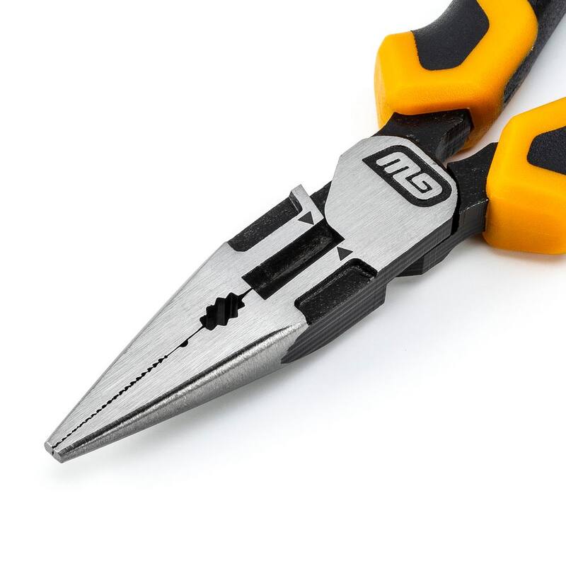 Pinzas de nariz larga de doble material PITBULL GEARWRENCH de 6" - 82176C-06.