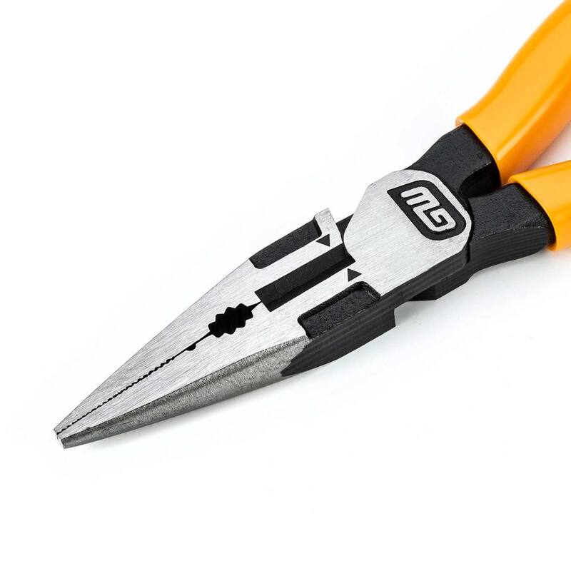 Alicate de punta larga PITBULL de 6 pulgadas con mango recubierto de GEARWRENCH - 82176-06