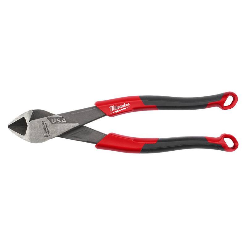 Pinzas de corte diagonal Milwaukee de 8 pulgadas con agarre cómodo - MT558
