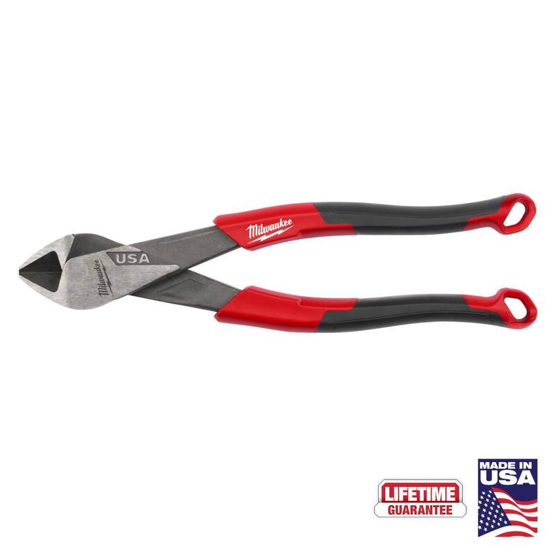 Pinzas de corte diagonal Milwaukee de 8 pulgadas con agarre cómodo - MT558