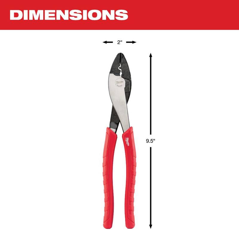 Pinzas cortantes de cable Milwaukee de 10 pulgadas - 48-22-6104