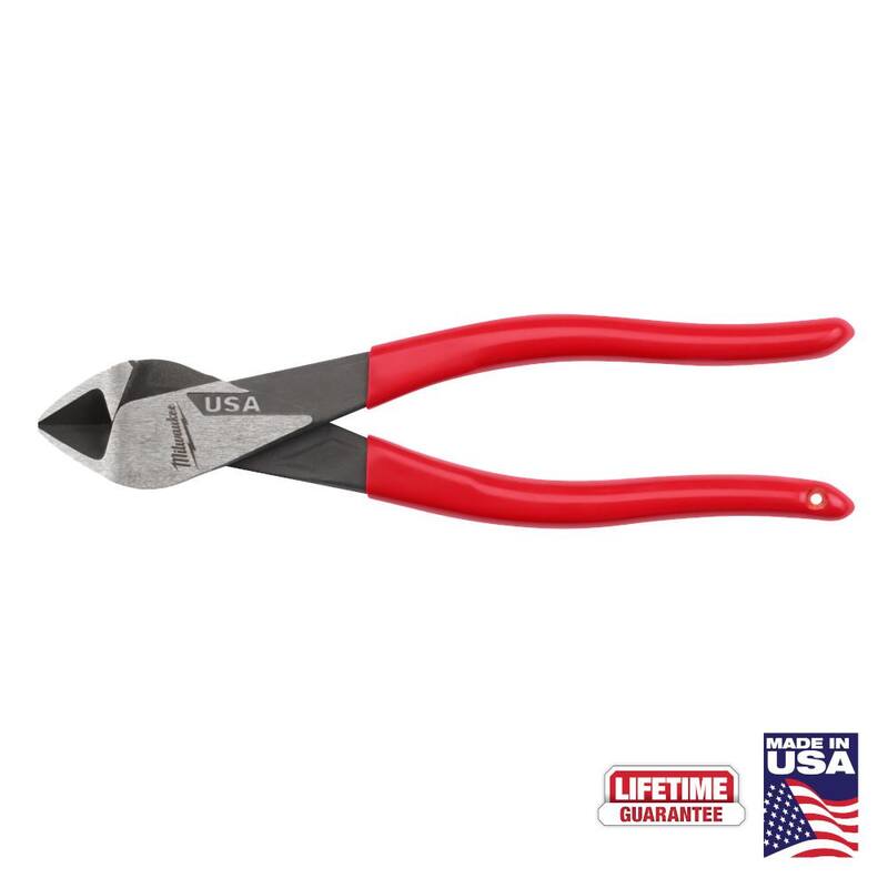 Pinzas de corte diagonal de 8 pulgadas Milwaukee con empuñadura sumergida - MT508