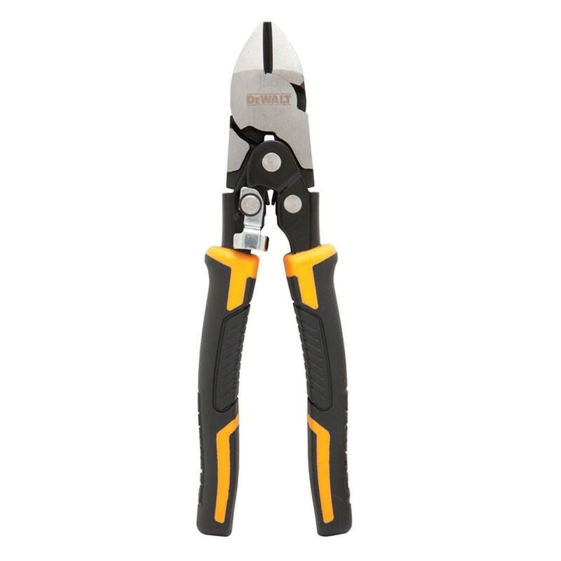 Pinzas de corte diagonal de acción compuesta DEWALT de 7.5 pulgadas - DWHT70275.