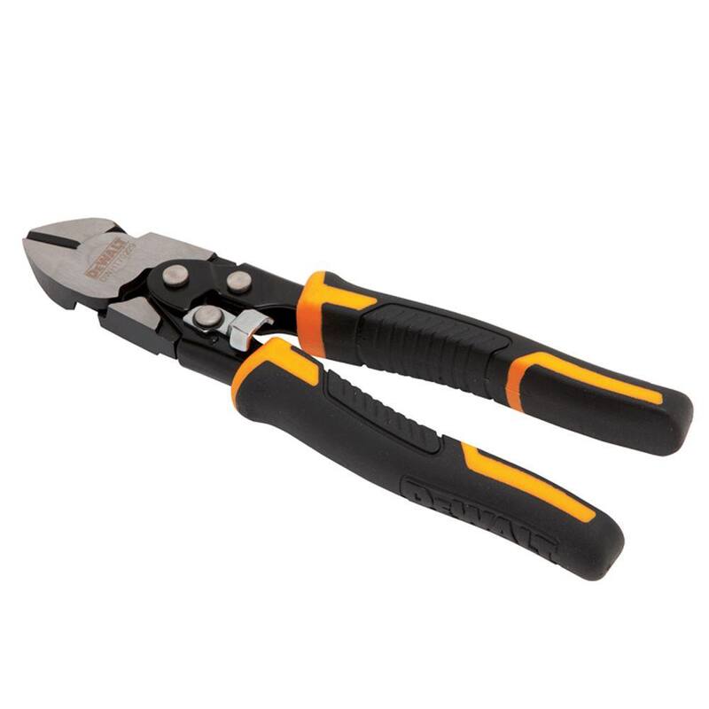 Pinzas de corte diagonal de acción compuesta DEWALT de 7.5 pulgadas - DWHT70275.
