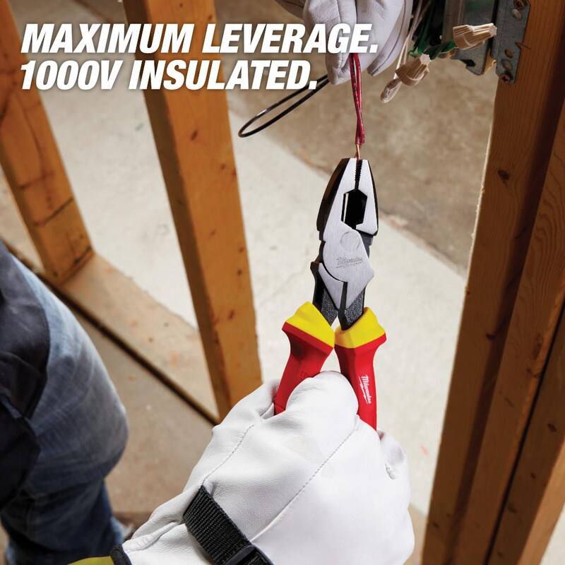 Pinzas de electricista aisladas de 9 pulgadas con 1000V Milwaukee - 48-22-2209