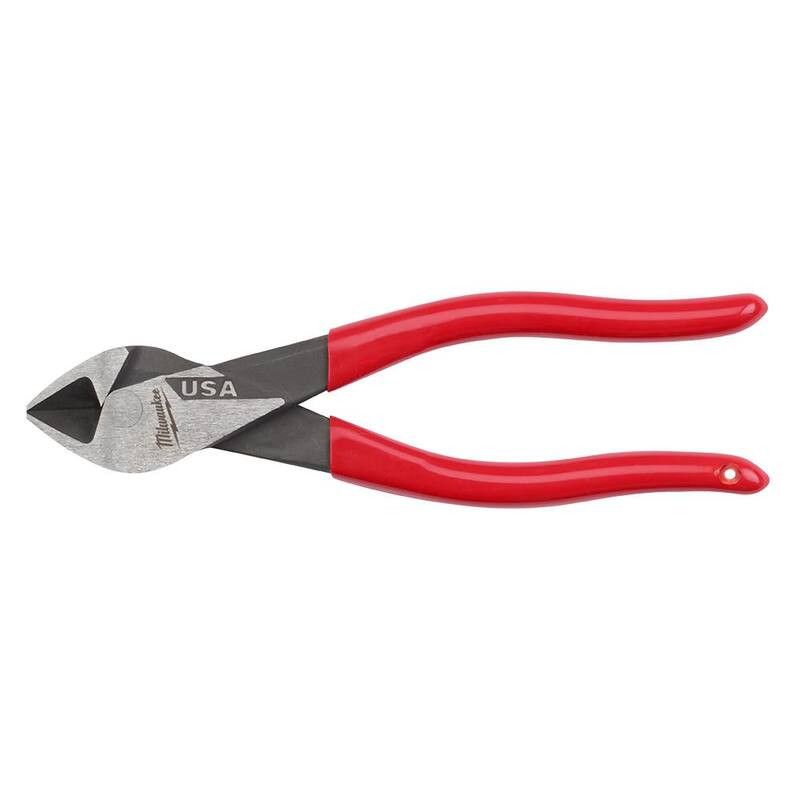 Pinzas de corte diagonal Milwaukee de 7 pulgadas con mango sumergido - MT507