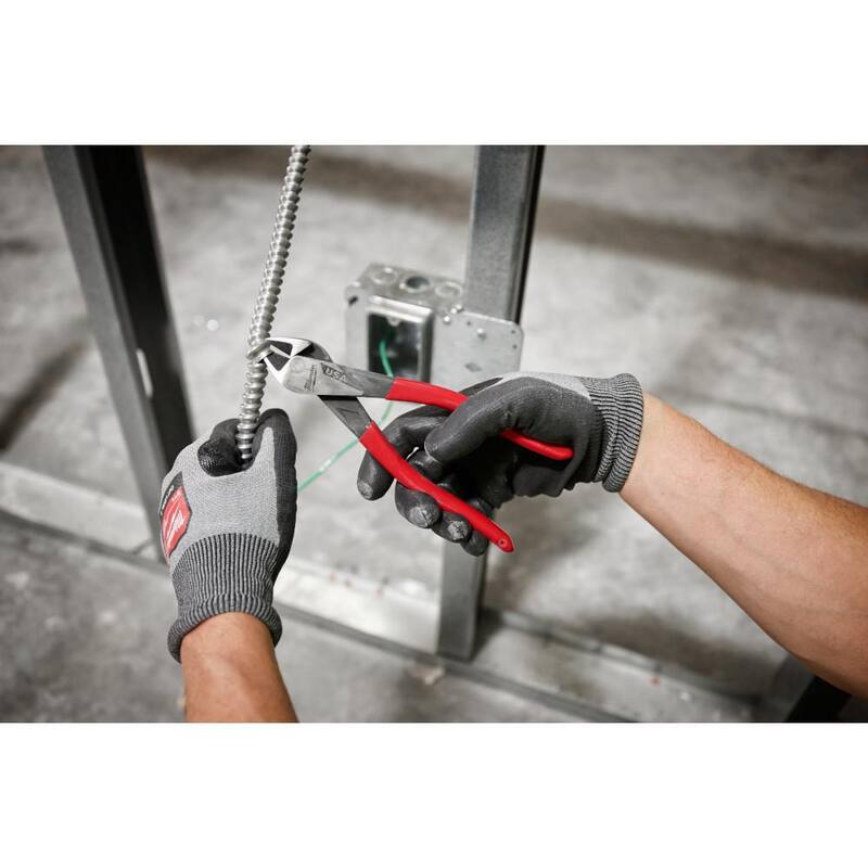 Pinzas de corte diagonal Milwaukee de 7 pulgadas con mango sumergido - MT507