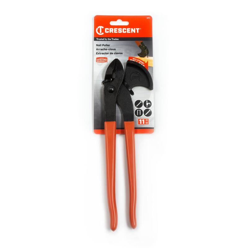 Pinzas para sacar clavos Crescent de 11 pulgadas con cabezal de palanca giratoria y mangos recubiertos - NP11