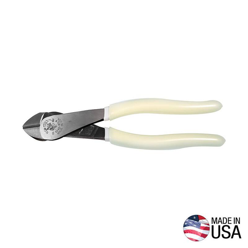 Herramientas Klein 8 in. Pinzas de corte diagonal con cabeza angular - D2488GLW