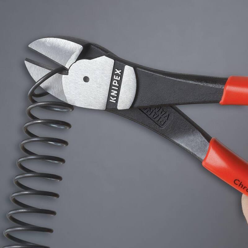 KNIPEX Cortadores Diagonales de Alto Apalancamiento de Acero Forjado para Trabajo Pesado de 10 pulgadas con Borde de Corte de 64 HRC - 74 01 250