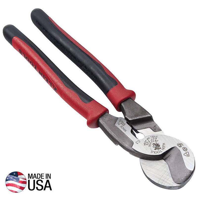 Cortador de cables de alto apalancamiento Klein Tools Journeyman con pelado - J63225NSEN