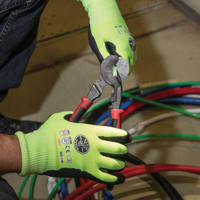 Cortador de cables de alto apalancamiento Klein Tools Journeyman con pelado - J63225NSEN