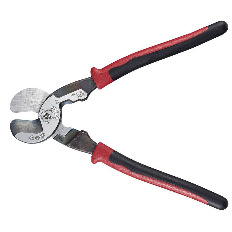 Cortador de cables de alto apalancamiento Klein Tools Journeyman con pelado - J63225NSEN