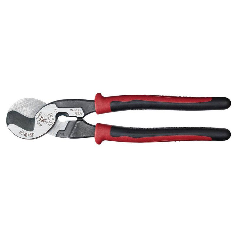 Cortador de cables de alto apalancamiento Klein Tools Journeyman con pelado - J63225NSEN