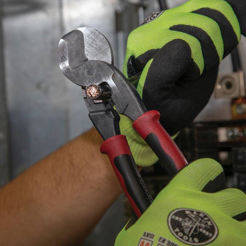 Cortador de cables de alto apalancamiento Klein Tools Journeyman con pelado - J63225NSEN