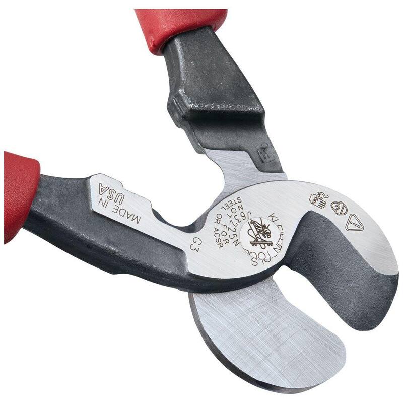 Cortador de cables de alto apalancamiento Klein Tools Journeyman con pelado - J63225NSEN