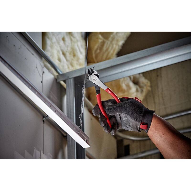 Pinza de corte diagonal con cabeza angular y agarre sumergido de 8 pulgadas Milwaukee - 48-22-6528