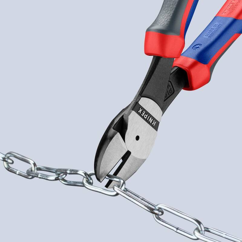 KNIPEX 8 in. Cortadores Diagonales de Alto Rendimiento con Agarre Cómodo - 74 02 200