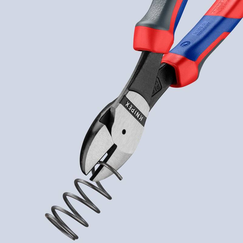 KNIPEX 8 in. Cortadores Diagonales de Alto Rendimiento con Agarre Cómodo - 74 02 200
