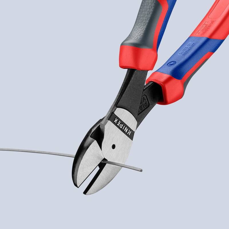 KNIPEX 8 in. Cortadores Diagonales de Alto Rendimiento con Agarre Cómodo - 74 02 200