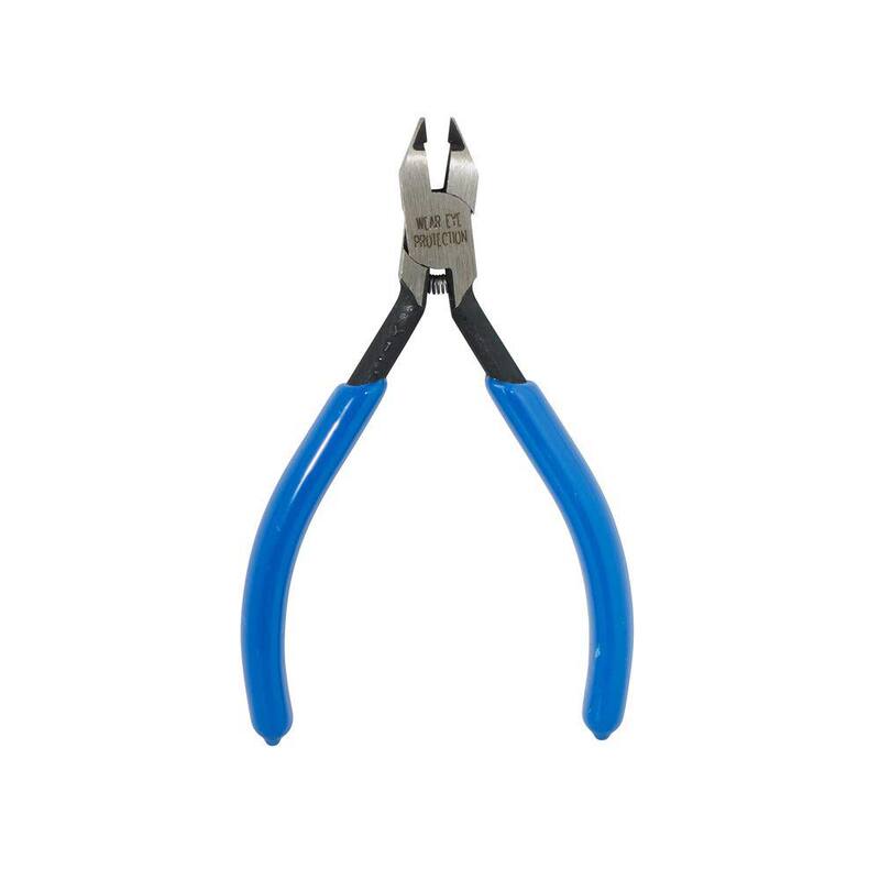 Herramientas Klein de 4 pulgadas. Pinzas de corte diagonal para electrónica enanas - Cortadores de alambre de cinta de níquel - D230-4C