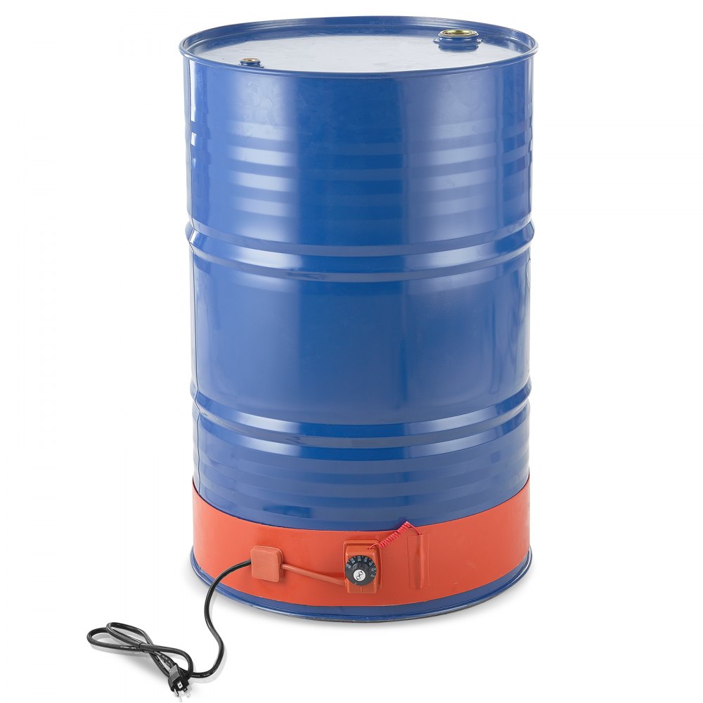 VEVOR 55 Gallon Metal Drum Heater 1200 Watt 5 inch Width 86-302℉ Adjustable - TJRD55JL5YC1X22R4V1