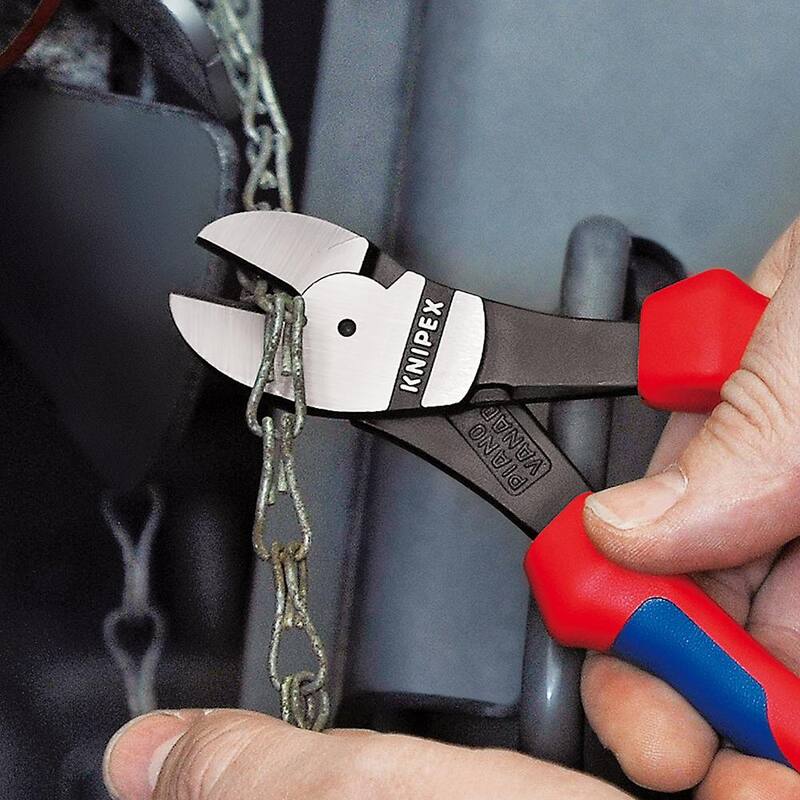 KNIPEX Cortadoras Diagonales de Alto Apalancamiento de 10 pulgadas con Agarre Cómodo - 74 02 250
