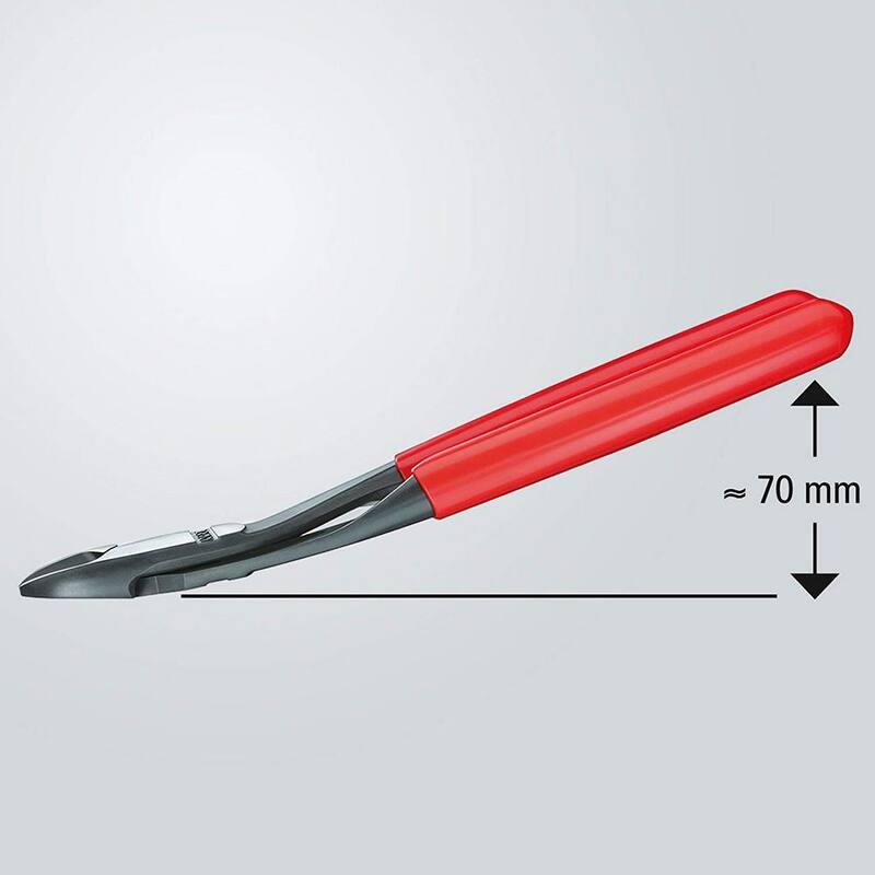 KNIPEX 8 pulgadas de alicates diagonales angulados de alto apalancamiento - 74 21 200