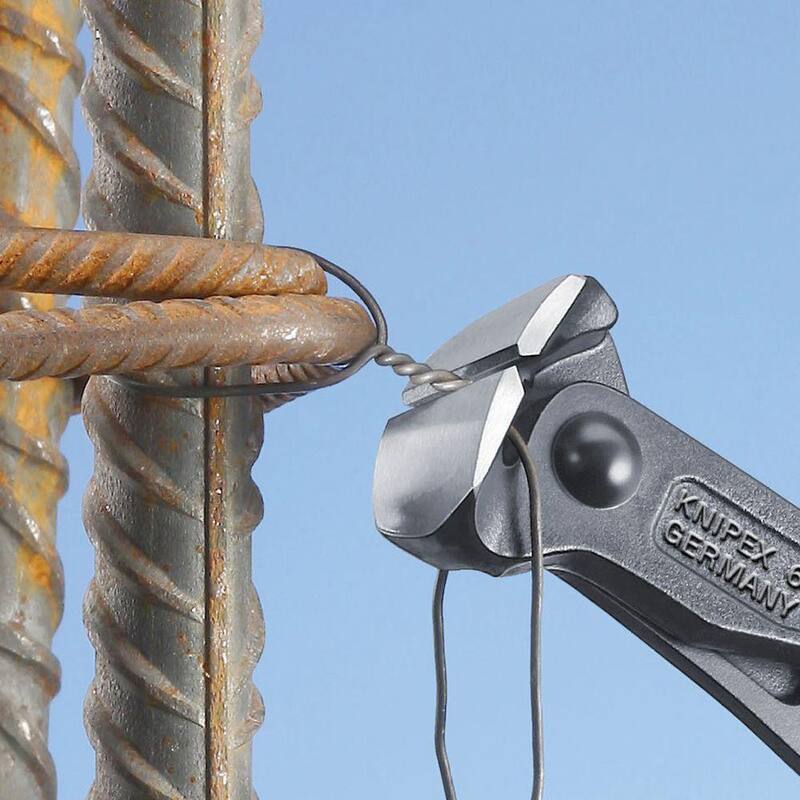 Pinzas cortadoras de extremo de 8 pulgadas de KNIPEX - 68 01 200