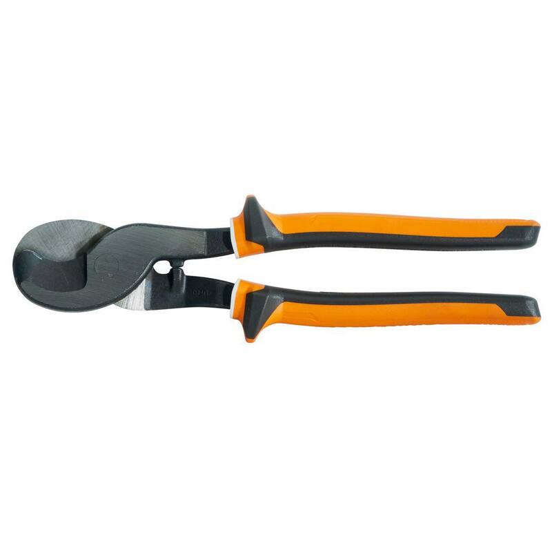Cortacables aislado de electricista de alta palanca de Klein Tools de 9 pulgadas - 63050EINS.