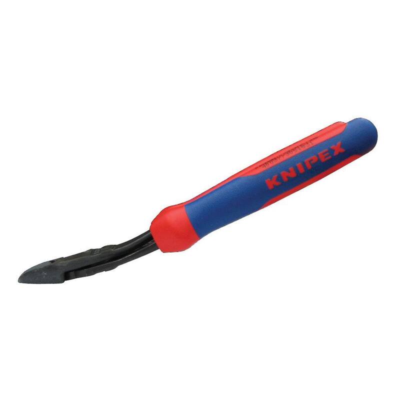 Cortadores diagonales de alto apalancamiento con agarre cómodo de 10 pulgadas de KNIPEX - 74 22 250