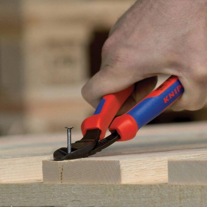Cortadores diagonales de alto apalancamiento con agarre cómodo de 10 pulgadas de KNIPEX - 74 22 250