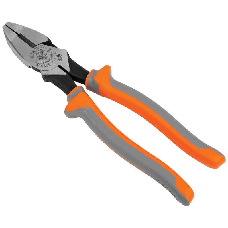 Herramientas Klein 9 pulgadas. Pinzas aisladas, cortadores laterales - 2139NERINSSEN