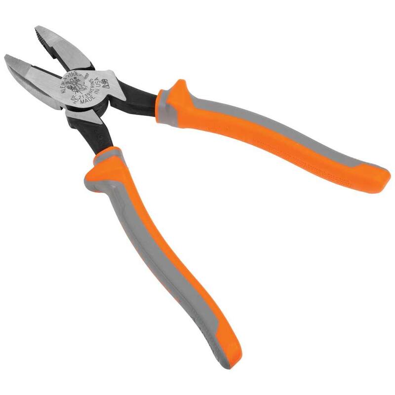Herramientas Klein 9 pulgadas. Pinzas aisladas, cortadores laterales - 2139NERINSSEN