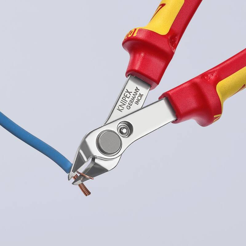 KNIPEX 5 pulgadas Electrónica Súper Knips con Mangos Aislados - 78 06 125